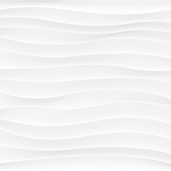 Vector white background of abstract waves