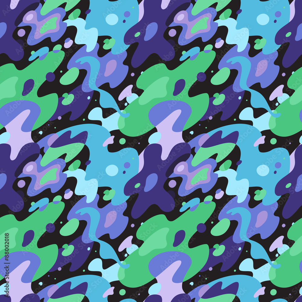 Poster vector bright seamless pattern