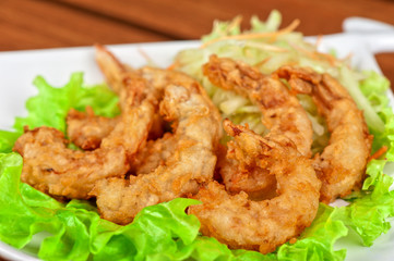 Fried shrimps