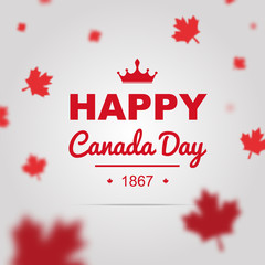 Happy Canada Day poster. - 88002859