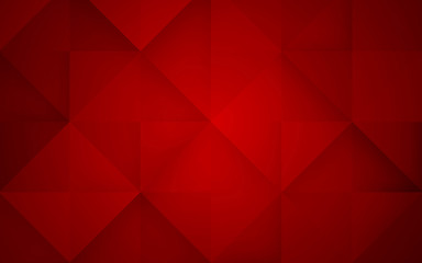 Abstract mosaic red background. Vector Illustration