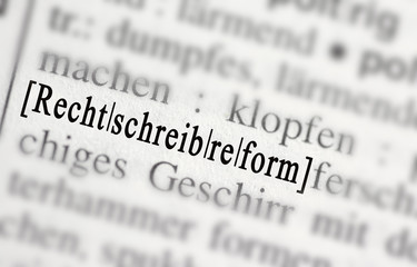 Rechtschreibung rechtschreibreform