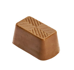 Chocolate candie from collection. Beautifully issued  isolated on white background