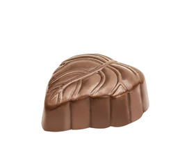 Chocolate candie from collection. Beautifully issued  isolated on white background