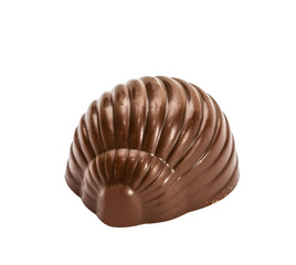 Chocolate candie from collection. Beautifully issued  isolated on white background
