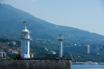 Fototapeta na wymiar Lighthouse, Yalta, Crimea