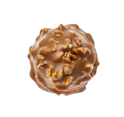 Chocolate candie from collection. Beautifully issued  isolated on white background