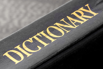 Dictionary.
Cover and spine of a dictionary. - obrazy, fototapety, plakaty