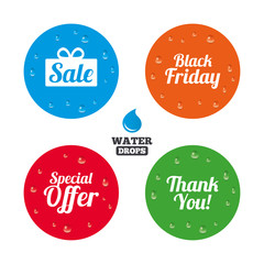 Sale icons. Special offer symbols