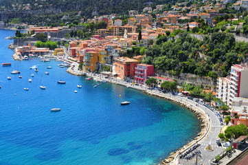 Villefranche-sur-Mer in the French Riviera, France