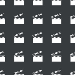 Straight black clapperboard pattern