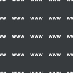 Straight black WWW pattern