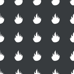 Straight black fire pattern