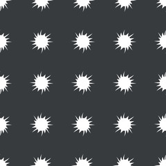 Straight black starburst pattern