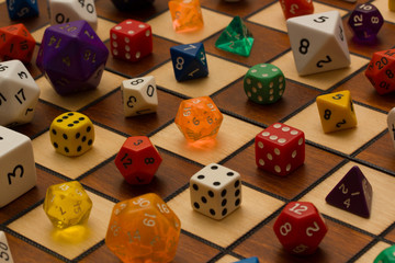 Dice and chess, luck and strategy