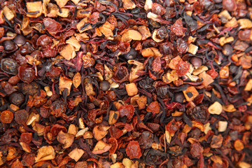 Organic Spicy Red Pepper Flakes used for cooking