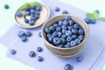 Blueberries in a bowl