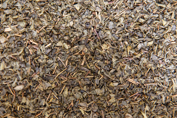 dry tea natural closeup background