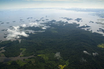 View over the Orinocco river in Venezuela
