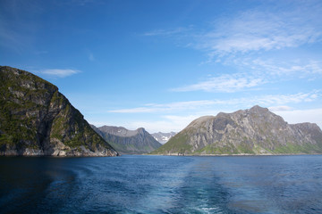 Fototapeta na wymiar Gryllefjord, Senia, Norwegen