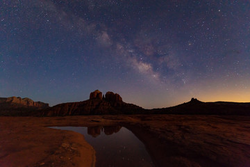 Milky Way over Cathedral Rock