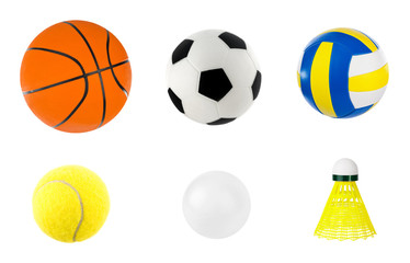 Obraz premium Set of sport balls