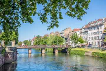 Obraz premium Quai des Bateliers à Strasbourg