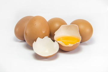 Egg isolated