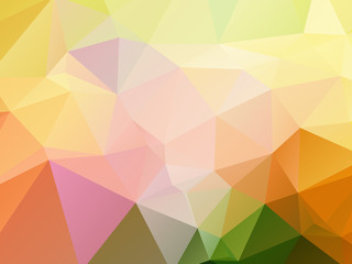 Retro Color Background Triangular Shape