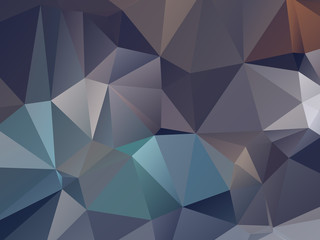 Retro Color Background Triangular Shape