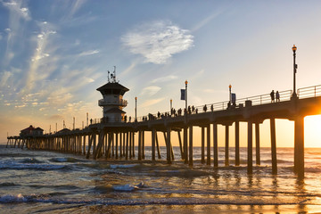 Ocean Pier at Sunset