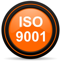 iso 9001 orange icon