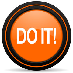 do it orange icon
