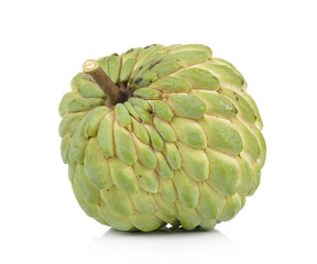 Fototapeta premium custard apple on white background