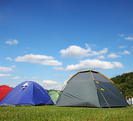 Zelt Lager in wundersch&ouml;ner Natur Umgebung