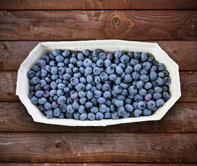 Reife und saftige Heidelbeeren