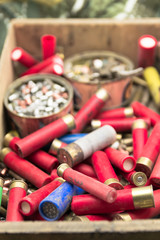 old material to reload ammunition