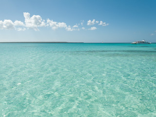 Caribbean sea and beach