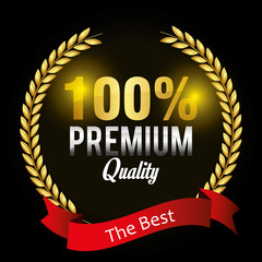 Premium quality label design.