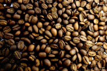 Structure from  grains of coffee