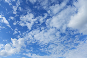 blue sky with clouds