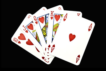 Fototapeta premium royal flush