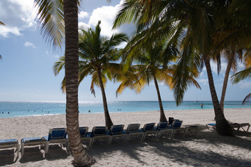 Caribbean sea and beach