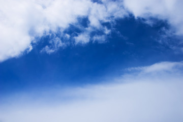 blue sky with clouds