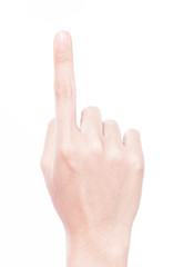 Female Hand, Counting Number 1