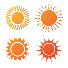 Sun and summer design.