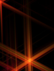 Abstract background with a shone red star