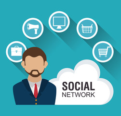 Social network design.