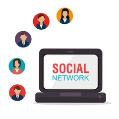 Social network design.