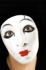 portret of the mime